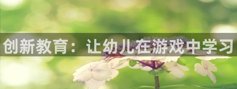尊龙贴吧：创新教育：让幼儿在游戏中学习